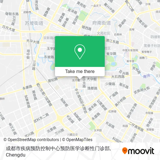 成都市疾病预防控制中心预防医学诊断性门诊部 map