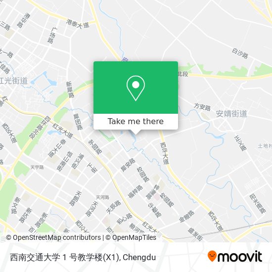 西南交通大学 1 号教学楼(X1) map