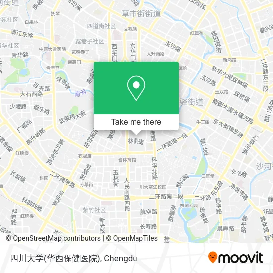 四川大学(华西保健医院) map