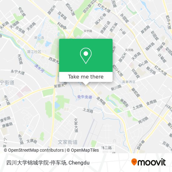 四川大学锦城学院-停车场 map