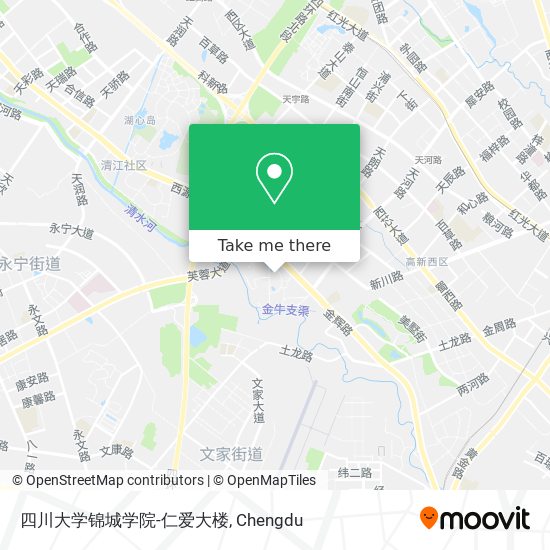四川大学锦城学院-仁爱大楼 map