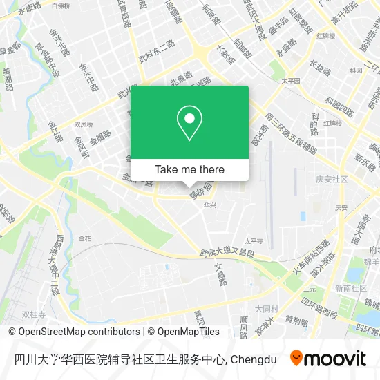 四川大学华西医院辅导社区卫生服务中心 map