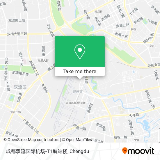 成都双流国际机场-T1航站楼 map