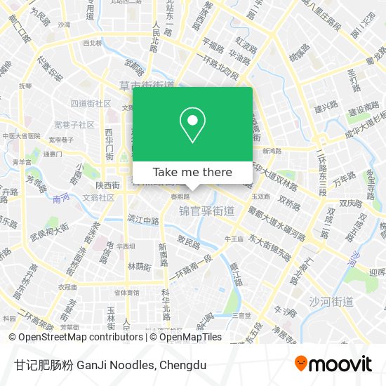 甘记肥肠粉 GanJi Noodles map