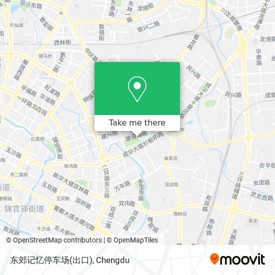 东郊记忆停车场(出口) map