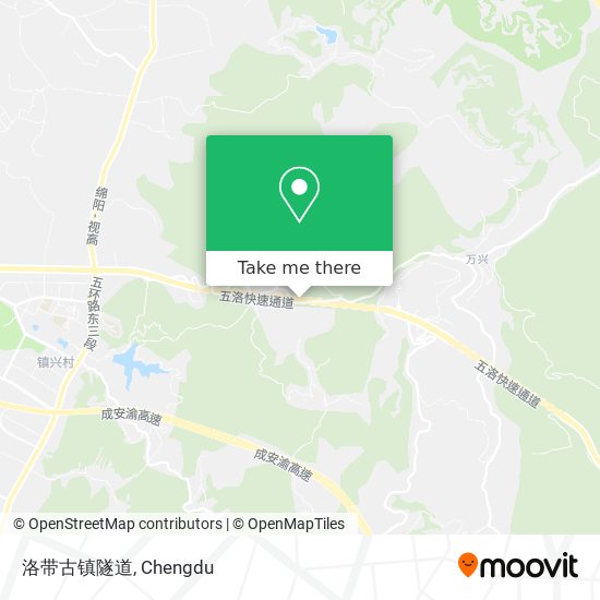 洛带古镇隧道 map