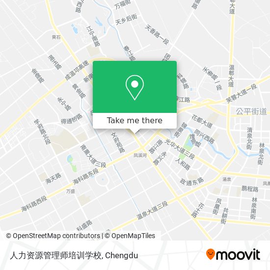 人力资源管理师培训学校 map