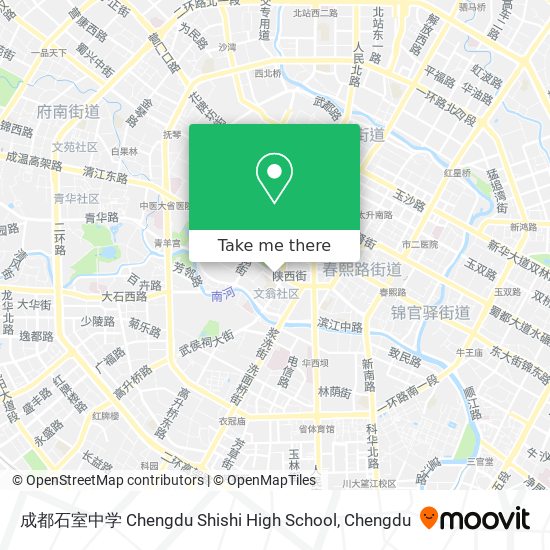 成都石室中学 Chengdu Shishi High School map
