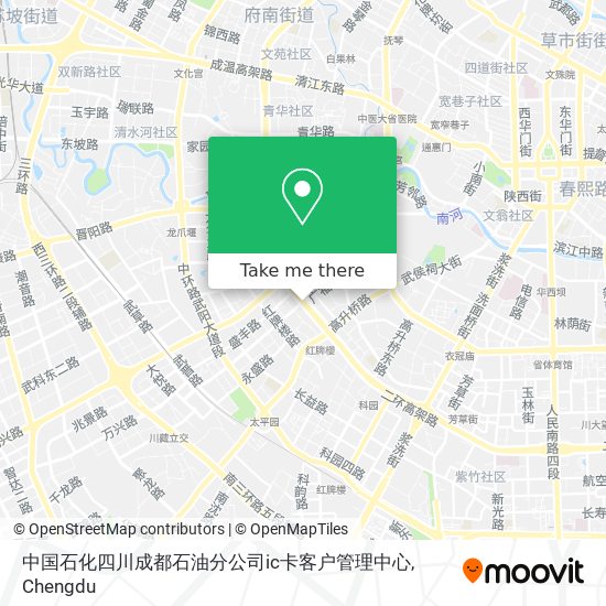 中国石化四川成都石油分公司ic卡客户管理中心 map
