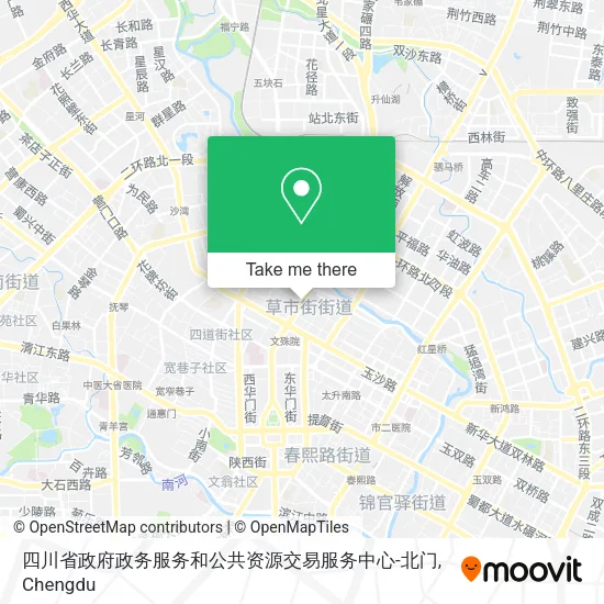 四川省政府政务服务和公共资源交易服务中心-北门 map