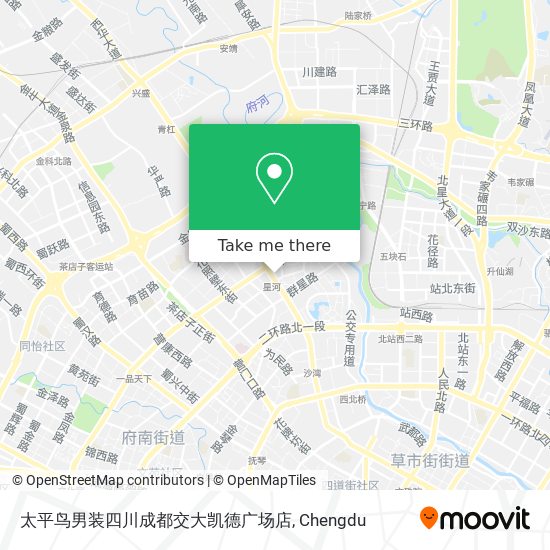 太平鸟男装四川成都交大凯德广场店 map