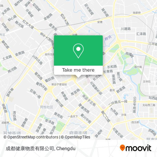 成都健康物质有限公司 map