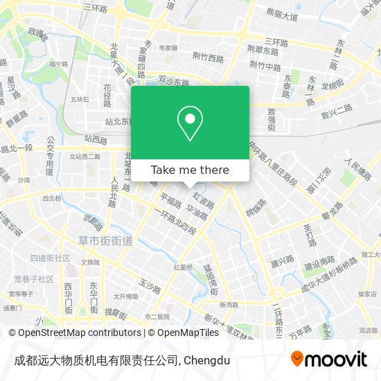 成都远大物质机电有限责任公司 map