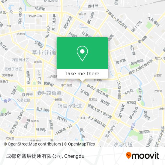成都奇鑫辰物质有限公司 map
