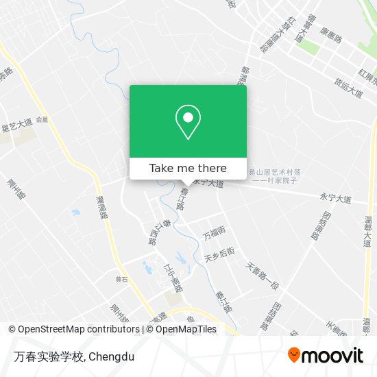 万春实验学校 map