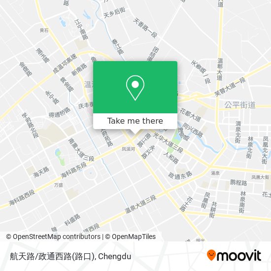 航天路/政通西路(路口) map