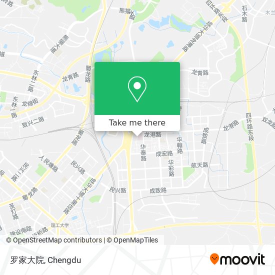 罗家大院 map