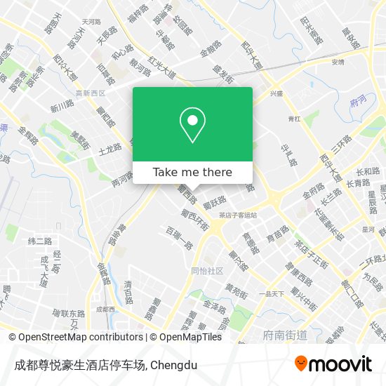 成都尊悦豪生酒店停车场 map