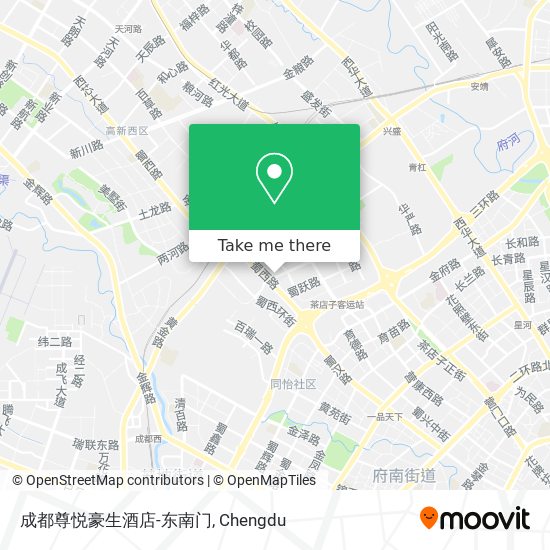 成都尊悦豪生酒店-东南门 map