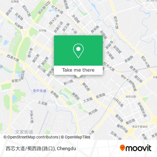 西芯大道/蜀西路(路口) map