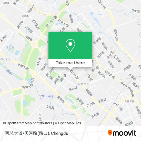 西芯大道/天河路(路口) map
