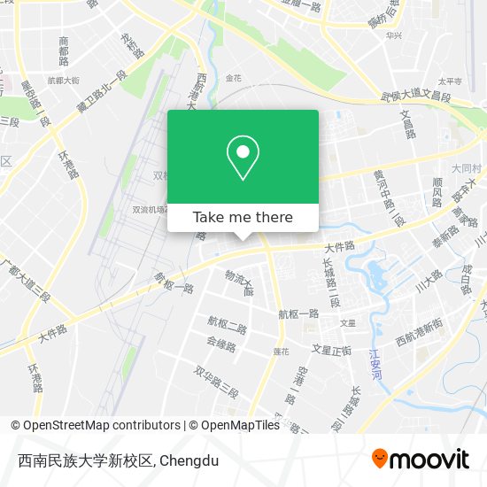西南民族大学新校区 map