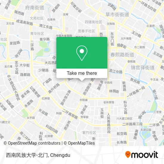 西南民族大学-北门 map
