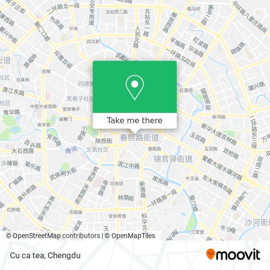 Cu ca tea map