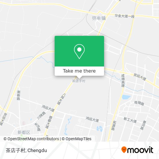 茶店子村 map