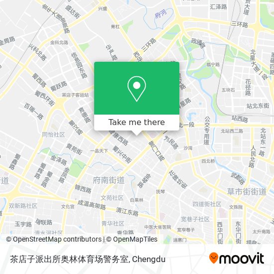 茶店子派出所奥林体育场警务室 map