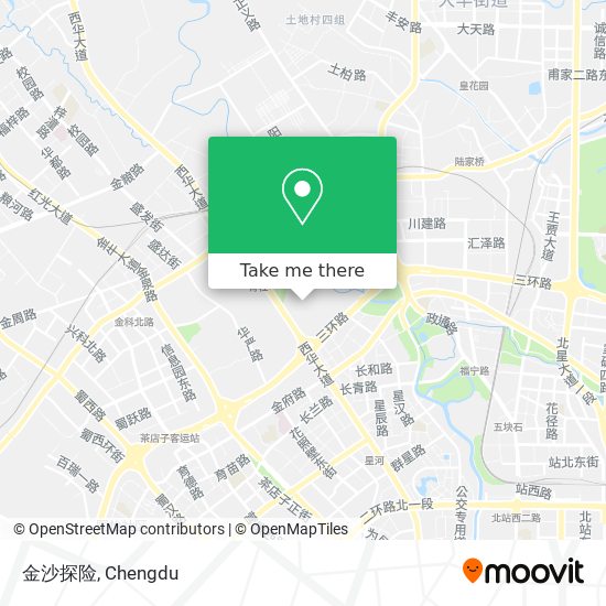 金沙探险 map