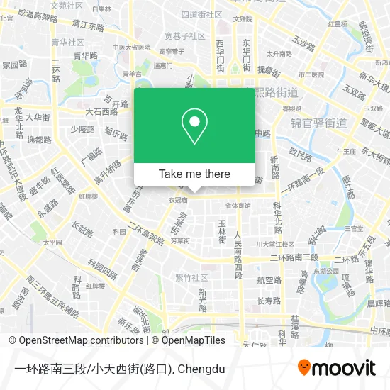 一环路南三段/小天西街(路口) map