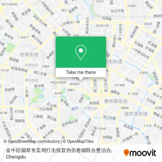 金牛区烟草专卖局打击假冒伪劣卷烟联合整治办 map