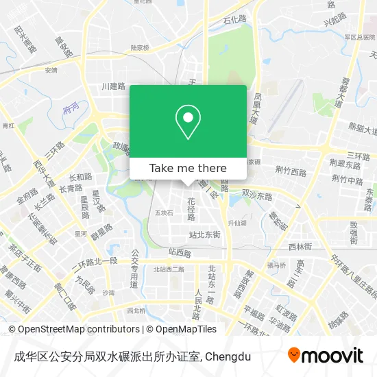 成华区公安分局双水碾派出所办证室 map