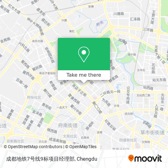 成都地铁7号线9标项目经理部 map