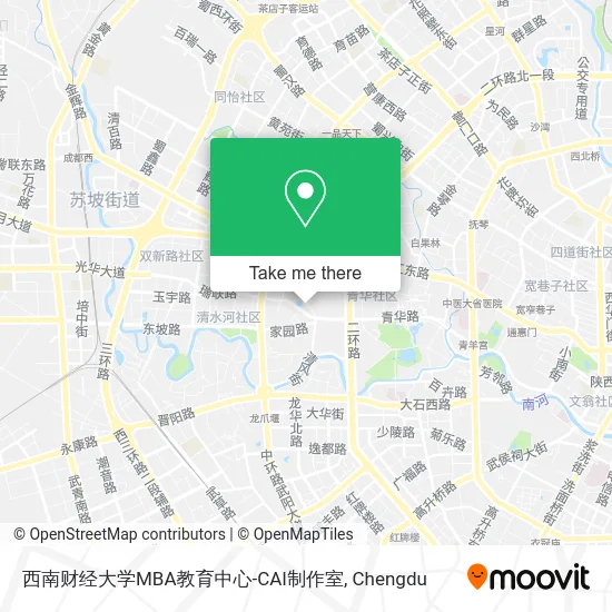 西南财经大学MBA教育中心-CAI制作室 map