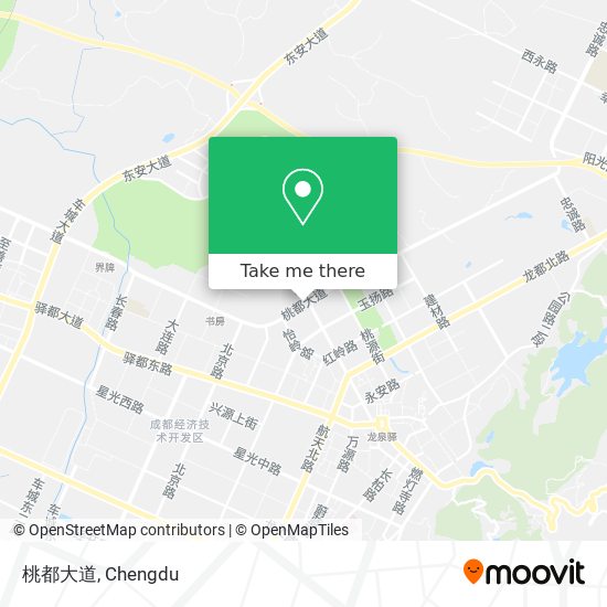 桃都大道 map