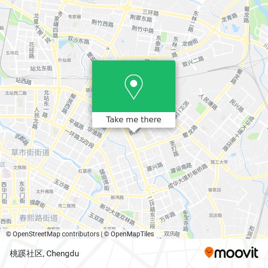 桃蹊社区 map