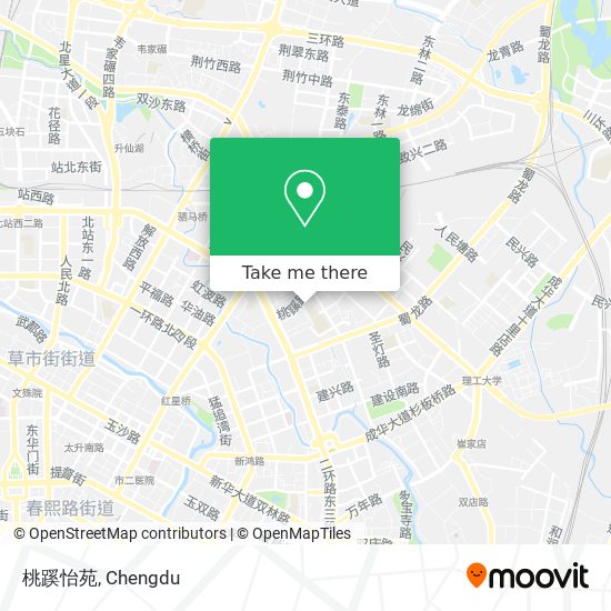 桃蹊怡苑 map