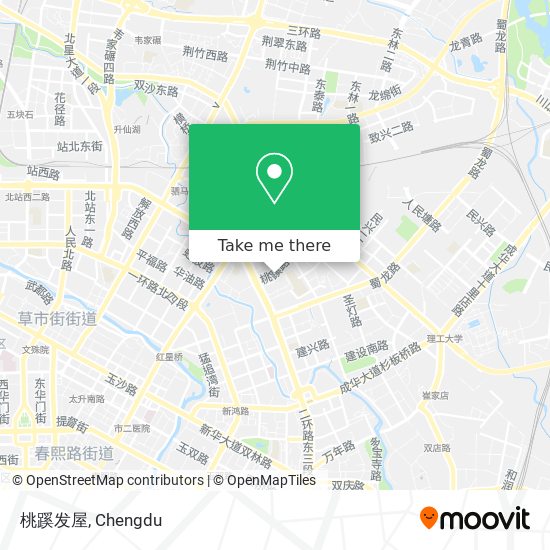 桃蹊发屋 map