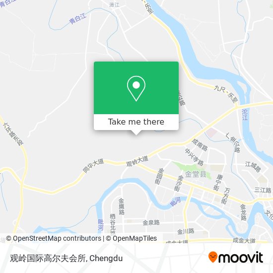 观岭国际高尔夫会所 map