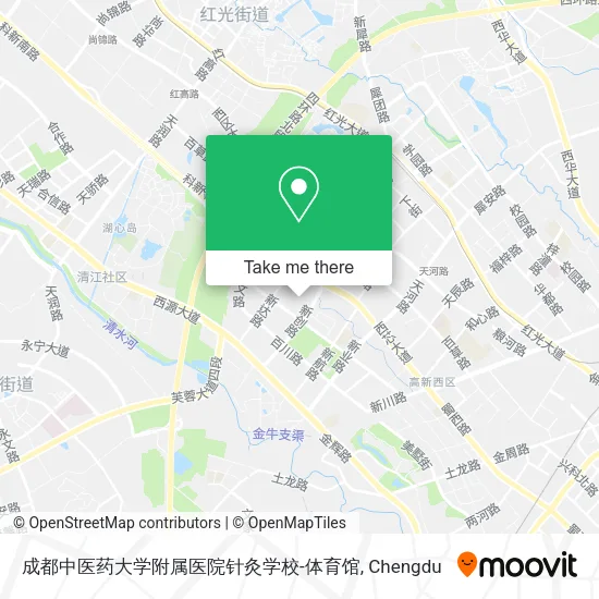 成都中医药大学附属医院针灸学校-体育馆 map