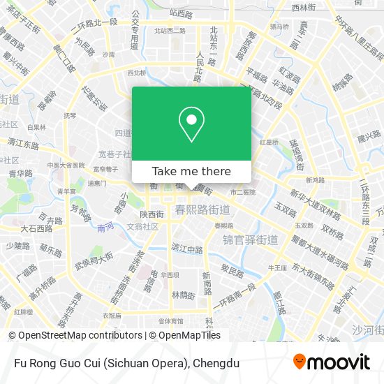 Fu Rong Guo Cui (Sichuan Opera) map