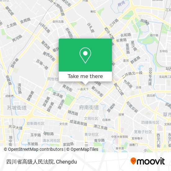 四川省高级人民法院 map