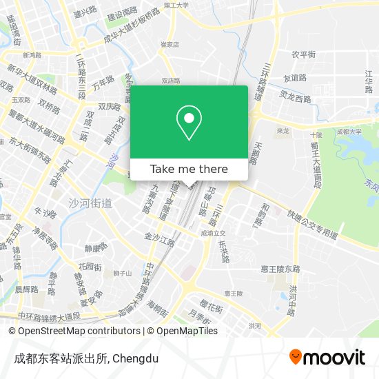 成都东客站派出所 map