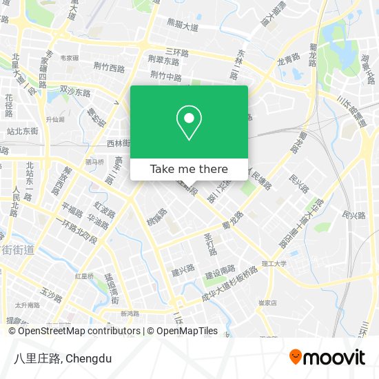 八里庄路 map