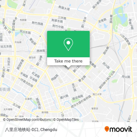 八里庄地铁站-D口 map