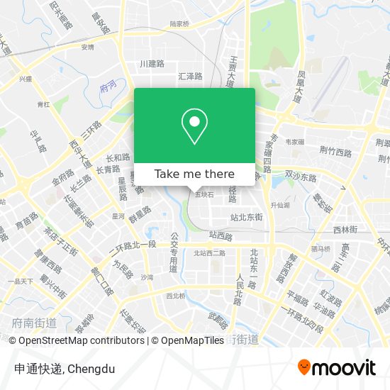 申通快递 map