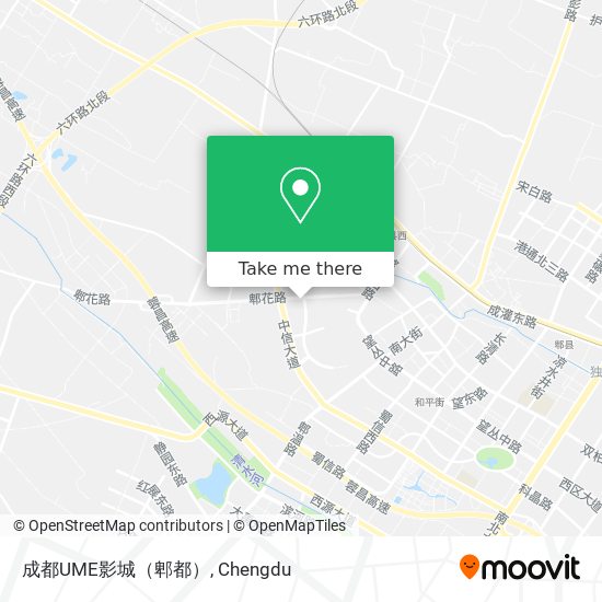 成都UME影城（郫都） map