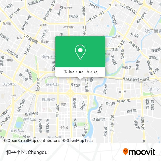 和平小区 map